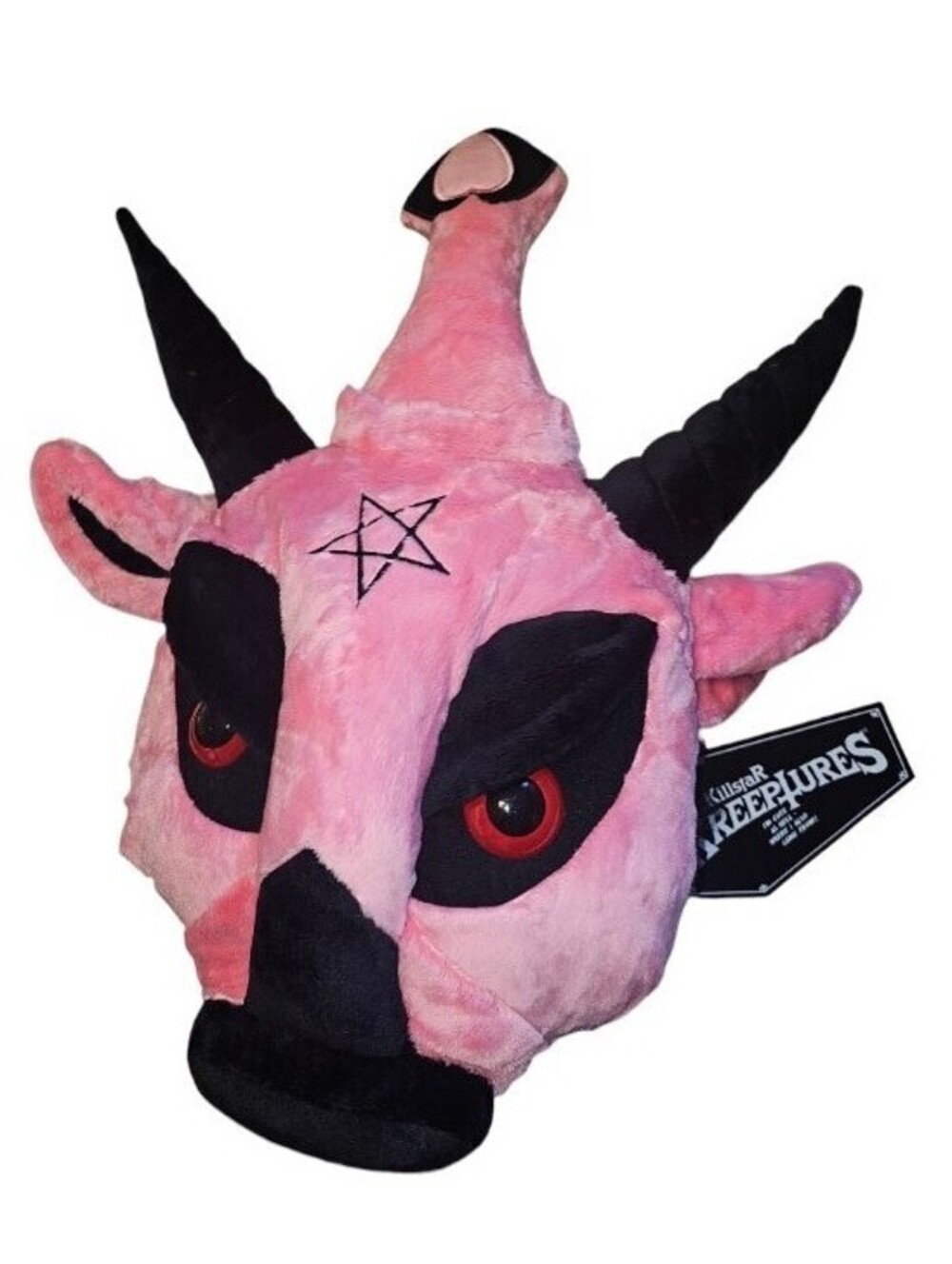 Killstar Kreeptures Bubblegum Dark Lord Baphomet Throw Pillow Plush Toy NEW NWT